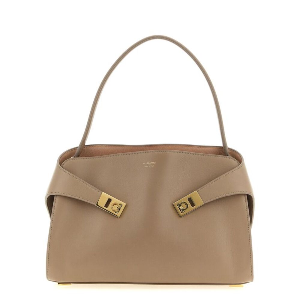 Ferragamo Multicolor Calfskin Shoulder Women's Bag
